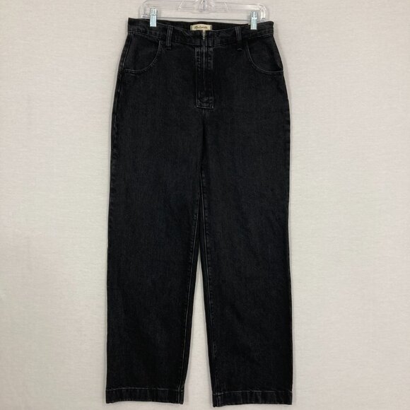 Madewell Denim - New Madewell Black The Perfect Vintage Wide Leg Jeans size 29